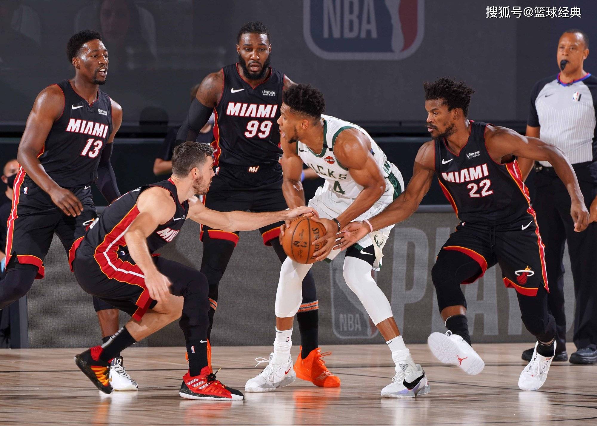 猛龙横扫热火,字母哥刷新纪录 猛龙横扫热火,字母哥刷新纪录